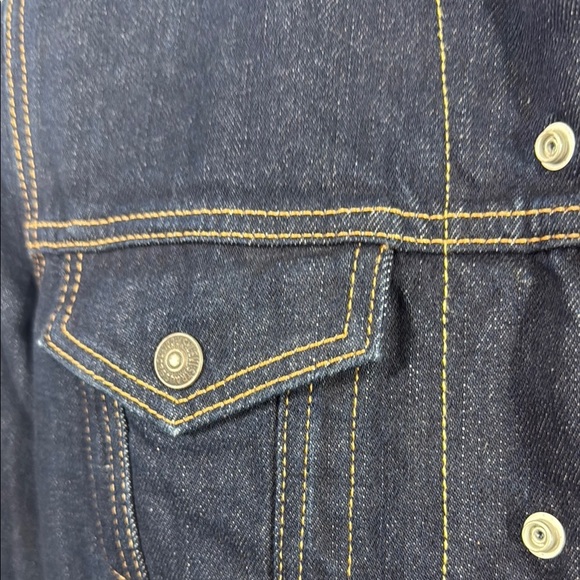 Levi’s Red Tab Sherpa Denim Jacket Wool Lined XS - Picture 5 of 14